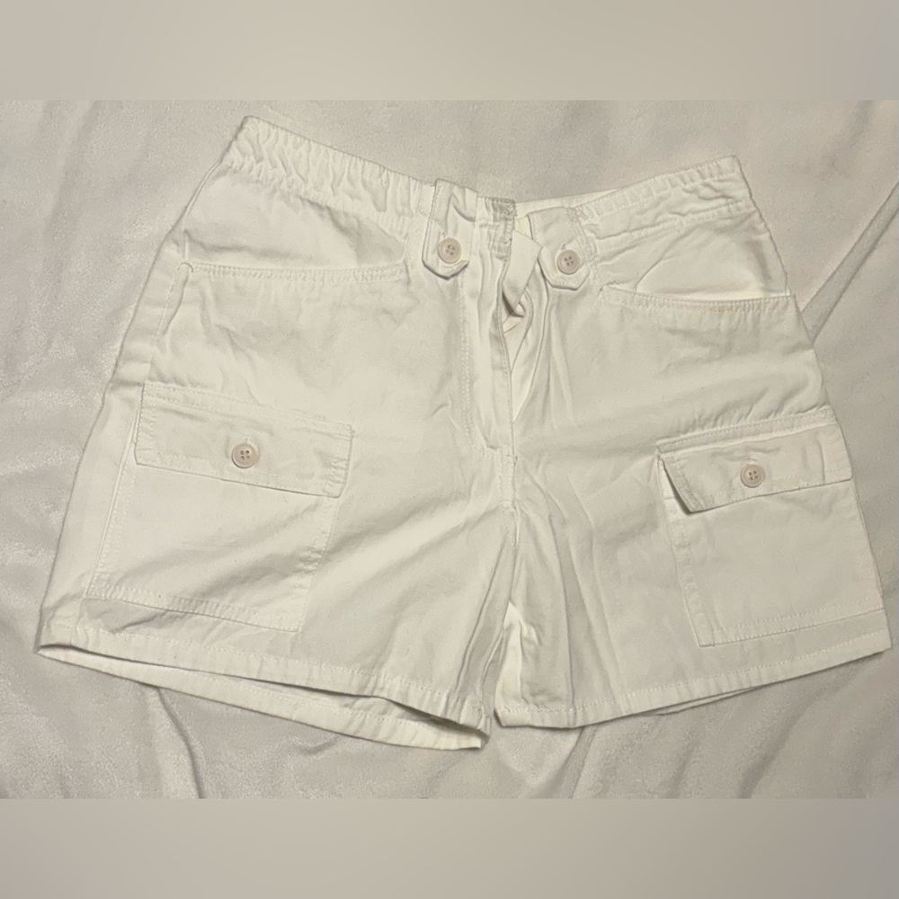 White Women's Cargo Shorts